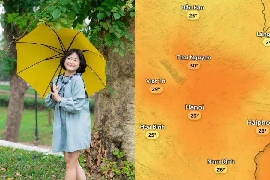 Dự báo Hà Nội mưa to từ tối 8/6, bắt đầu một tuần mát mẻ