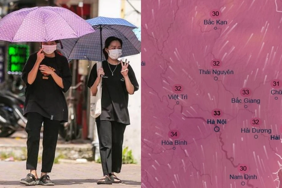 Dự báo thủ đô Hà Nội chạm mốc 33 độ C trong tuần sau