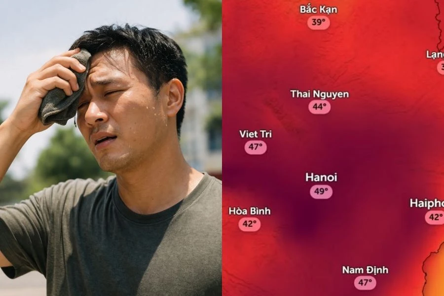 Hà Nội sẽ nóng 49 độ C trong ngày 6/4 theo một mô hình dự báo?