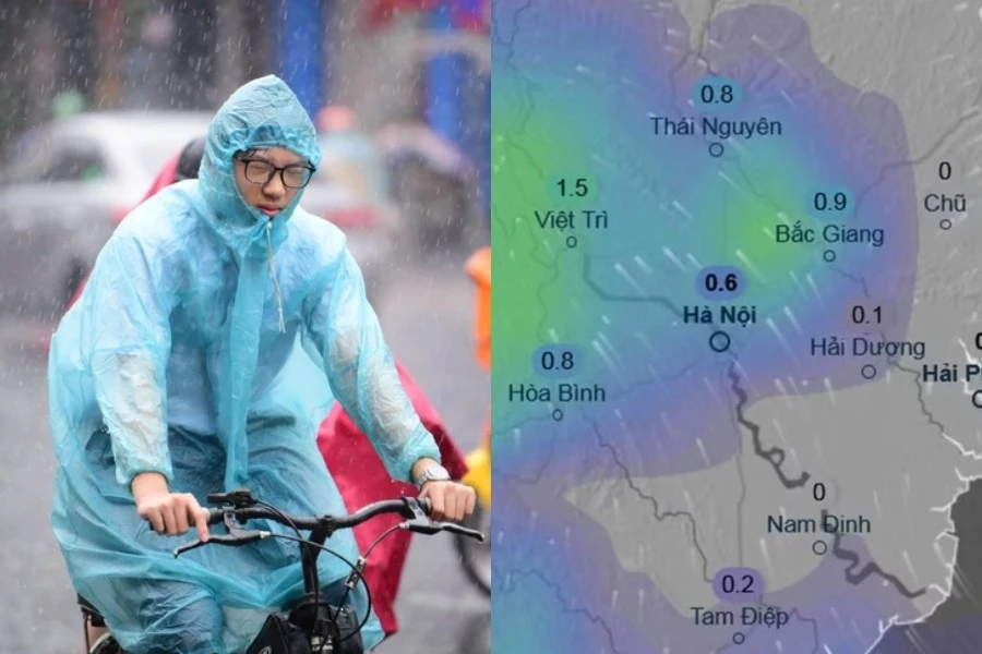 Dự báo các đợt không khí lạnh sẽ về Hà Nội từ giờ cho đến đầu tháng 5