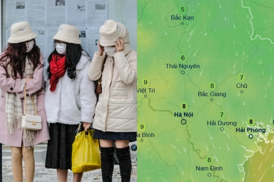 Dự báo Hà Nội có thời điểm dưới 10 độ C trong những ngày tới không?