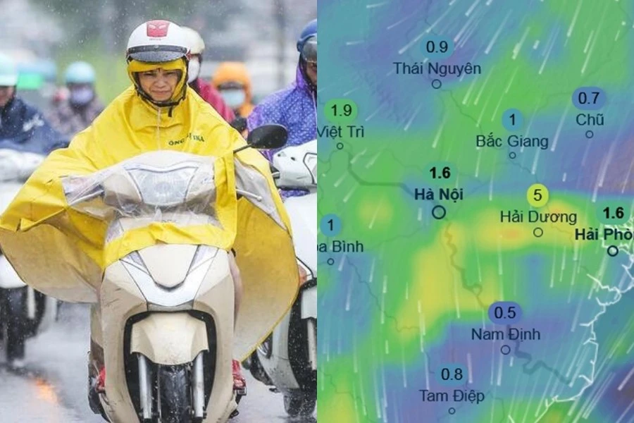 Đợt không khí lạnh sắp về kèm combo mưa gió, nhiệt độ sẽ giảm mạnh