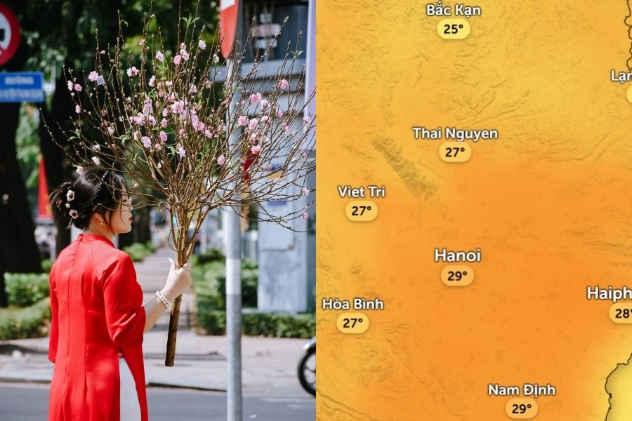 Dự báo thời tiết 29 Tết ở Hà Nội, có khả năng mưa vào ngày nào?