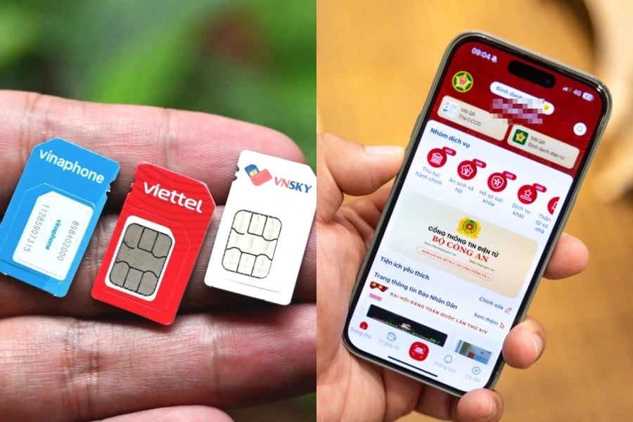 Hai cách để biết thuê bao di động đã xác thực thông qua VNeID