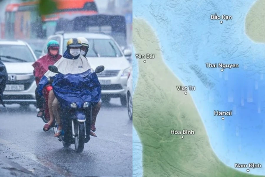 Dự báo Hà Nội tiếp tục mưa dông từ ngày 26/4, có thể mưa to hôm nào?