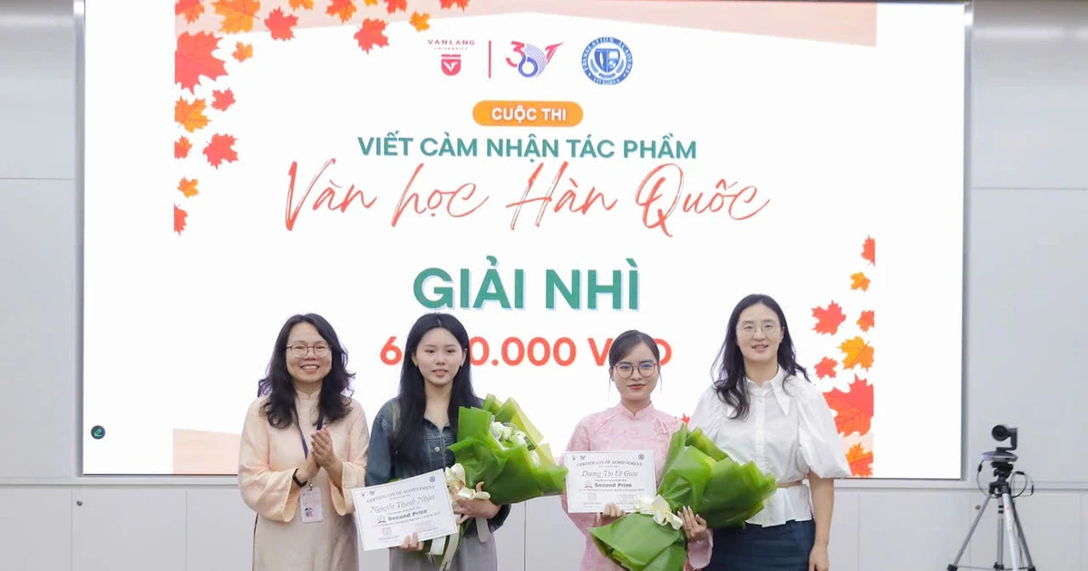 Trao giải cuộc thi 'Viết cảm nhận văn học Hàn Quốc 2025'