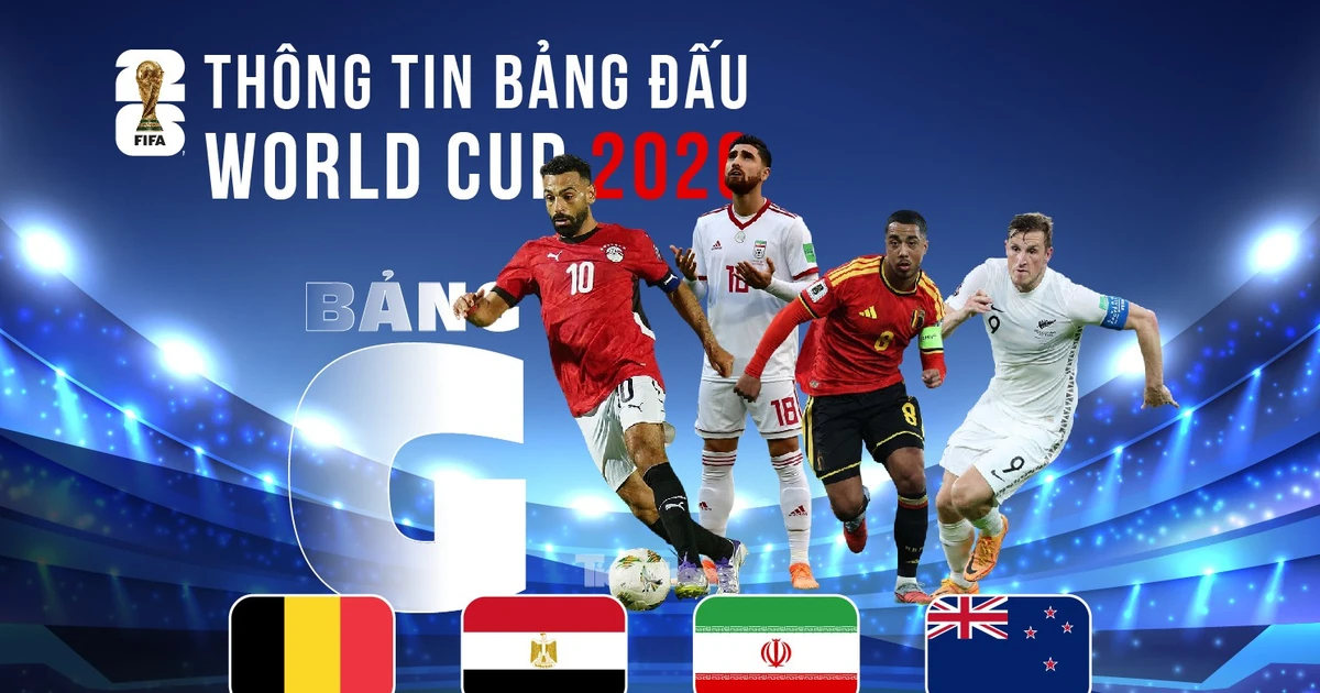 Thông tin bảng G FIFA World Cup 2026: Quỷ đỏ bước vào mê cung