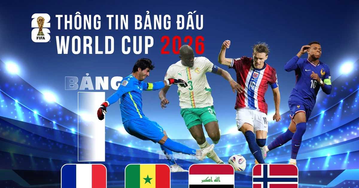 Thông tin bảng I FIFA World Cup 2026: Một ông lớn, ba kẻ thách thức