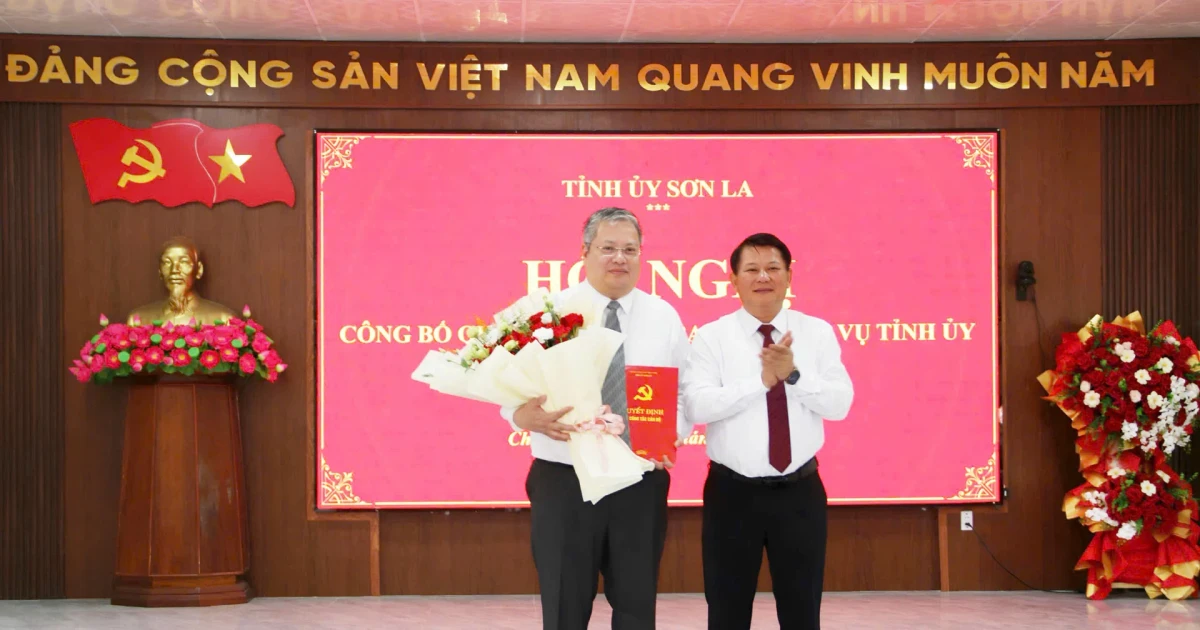 Công bố quyết định của Ban Thường vụ Tỉnh ủy Sơn La về công tác cán bộ