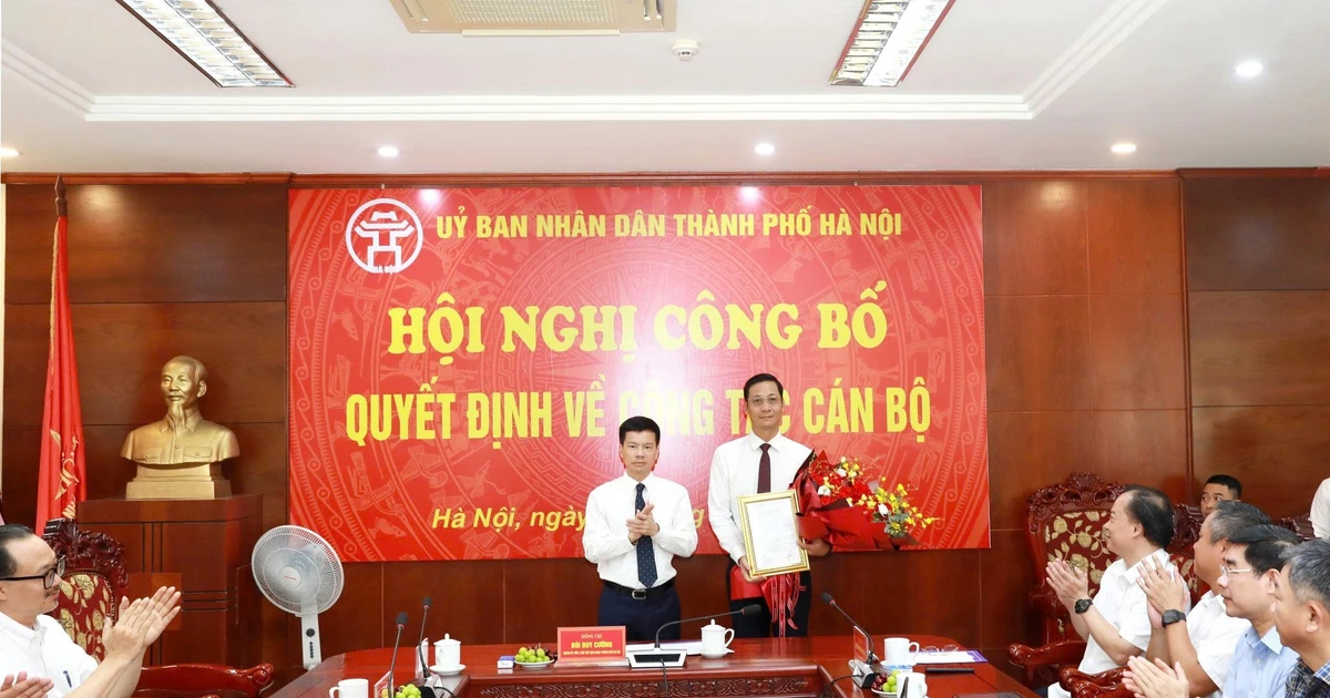 Hà Nội: Bí thư phường được bổ nhiệm giữ chức Giám đốc Sở NN&MT