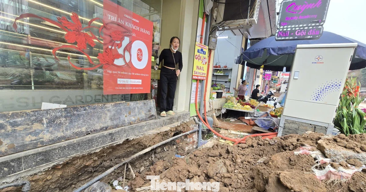 Ngổn ngang công trường thi công đường Nguyễn Tuân