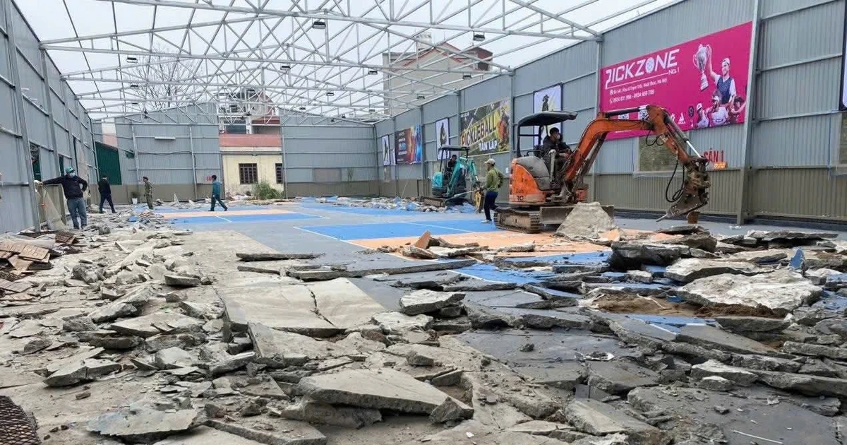 Nhiều xã tại Hà Nội tổ chức cưỡng chế, tháo dỡ công trình xây dựng trên đất nông nghiệp