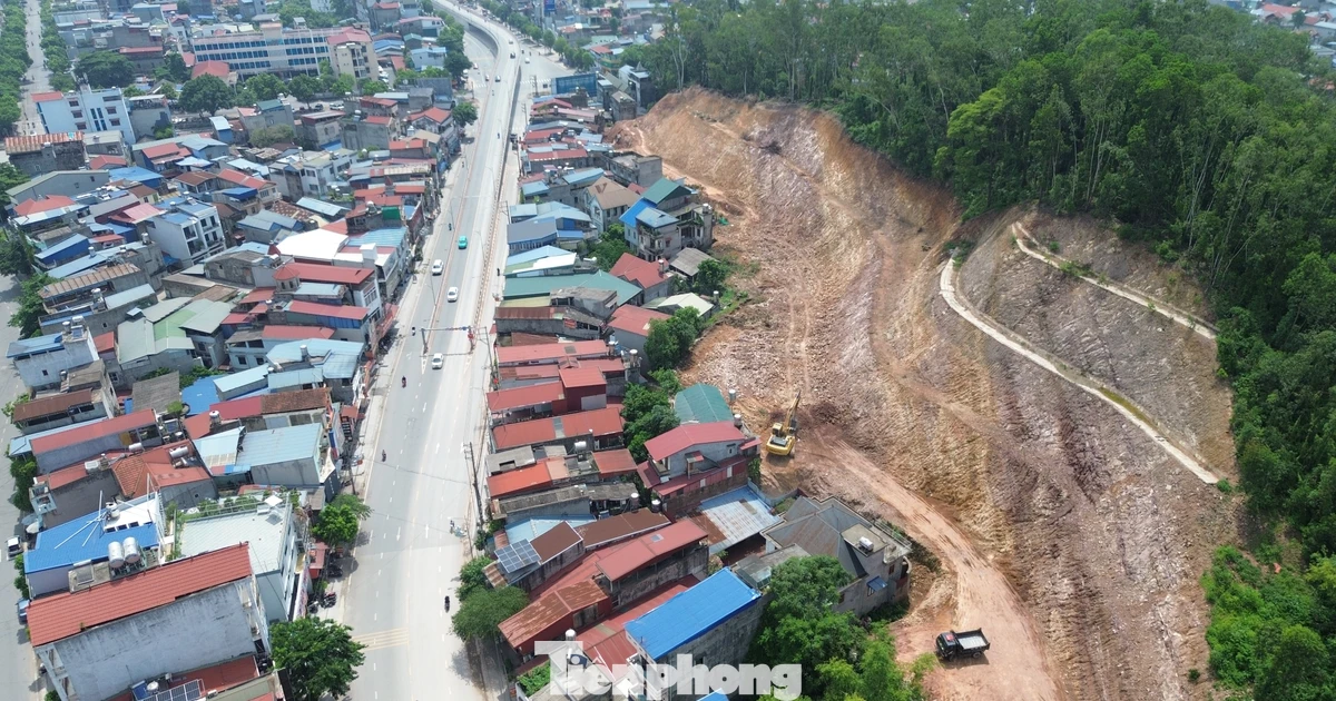 Hơn 30 hộ dân dưới chân đồi sắp hết cảnh lo lắng mùa mưa bão