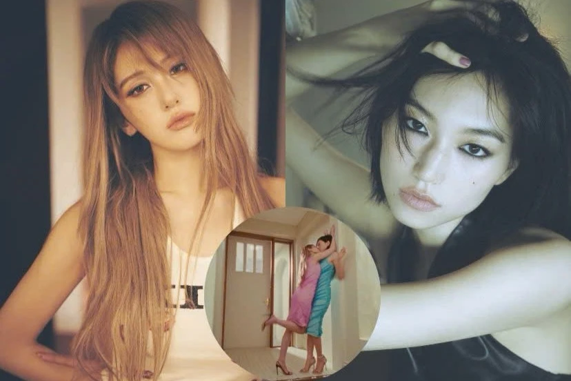 Hậu trường nụ hôn tái hợp của Somi - Doyeon I.O.I chấn động hơn cả trong teaser