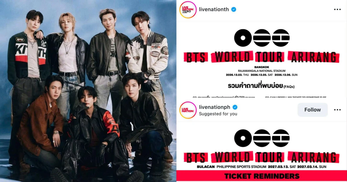 Đông Nam Á siết chặt vé concert ARIRANG của BTS: Check-in gắt, cấm cửa "phe vé"