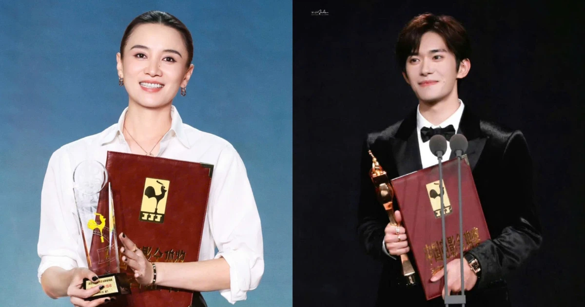 Dịch Dương Thiên Tỉ là ảnh đế trẻ nhất Kim Kê, Tống Giai có cú đúp "xưng hậu" rực rỡ