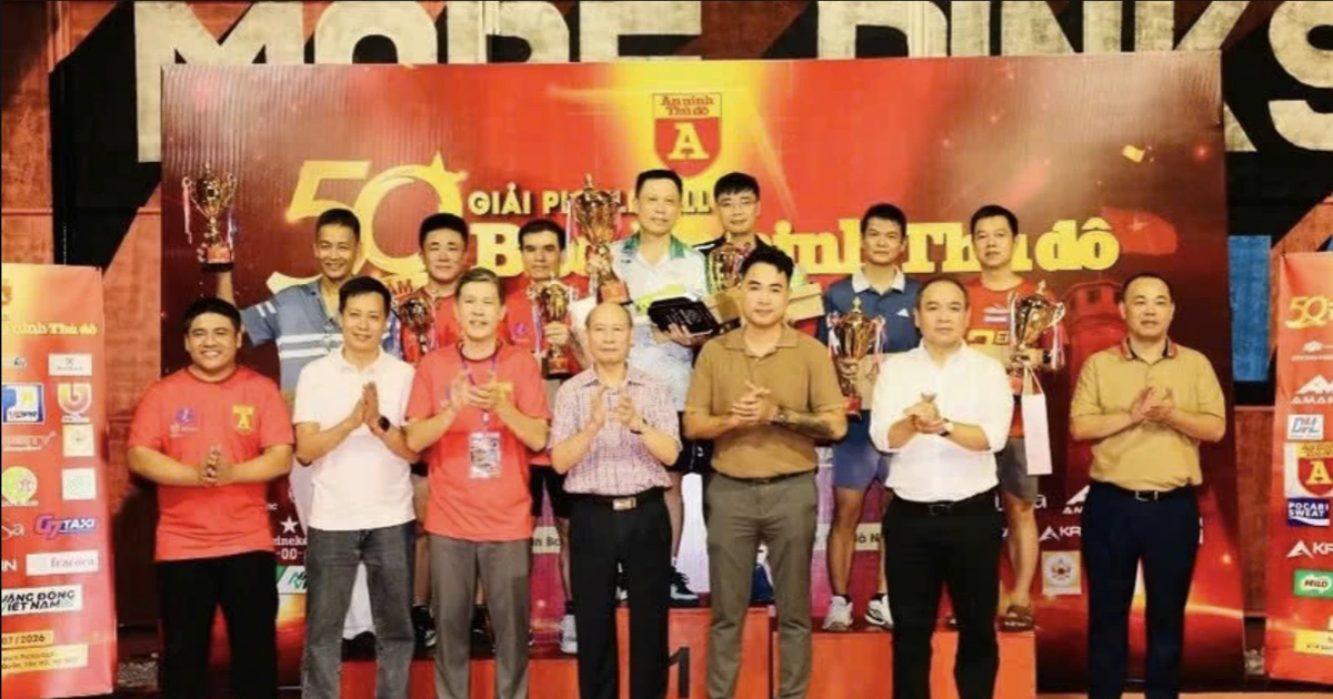 Xác định các VĐV top đầu Giải Pickleball kỷ niệm 50 năm An ninh Thủ đô xuất bản số đầu tiên