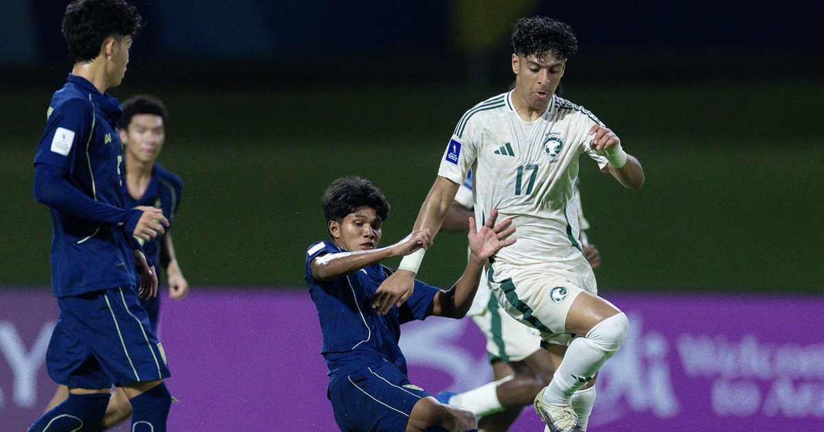 U17 Thái Lan xách vali về nước sớm sau trận thua trắng U17 Saudi Arabia