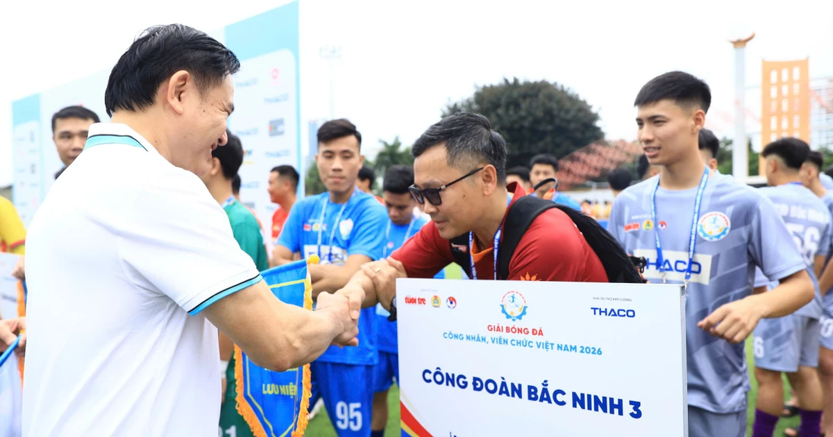 Khai mạc Giải bóng đá công nhân, viên chức 2026