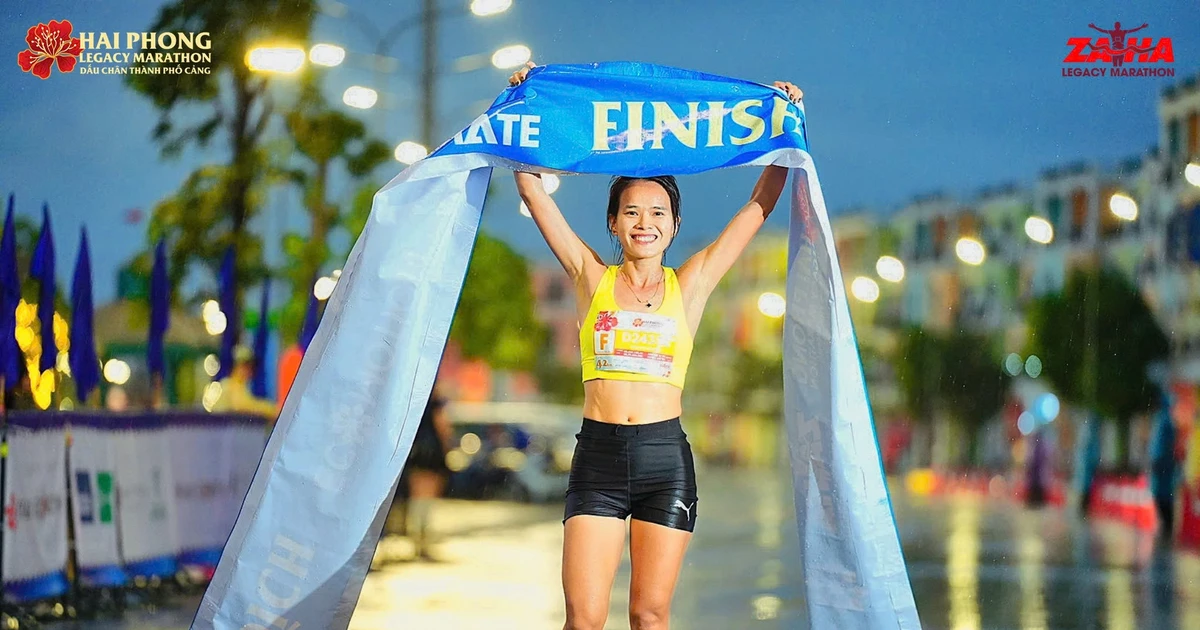 Hồng Lệ và Anh Khôi vô địch giải chạy Hải Phòng Legacy Marathon 2026