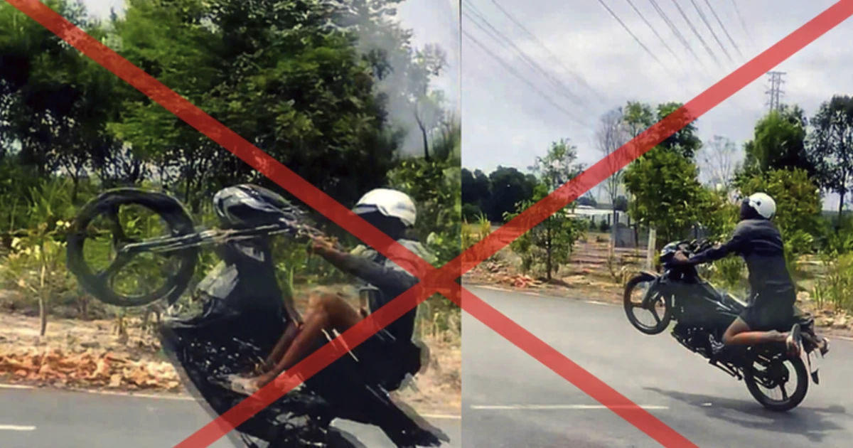 Tịch thu xe, xử lý nhiều quái xế lạng lách, 'bốc đầu' ở Đồng Nai