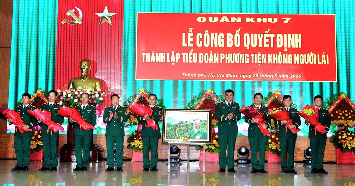 Thành lập Tiểu đoàn Phương tiện không người lái Quân khu 7
