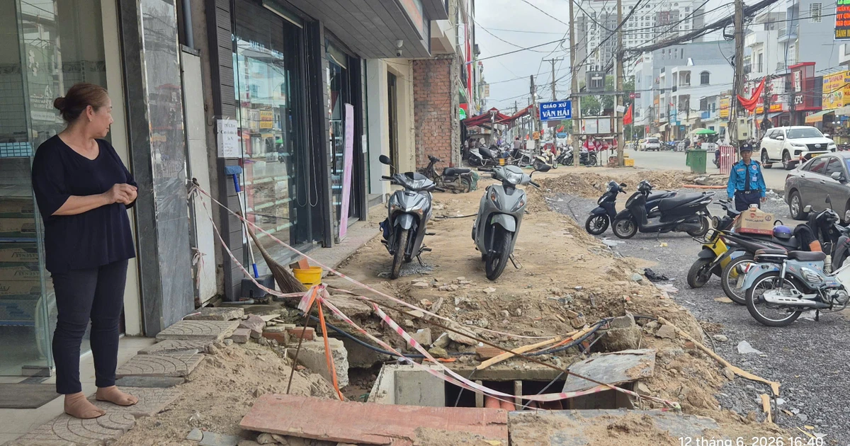 Thi công cẩu thả, công trường dự án mở rộng đường như 'bẫy' người dân