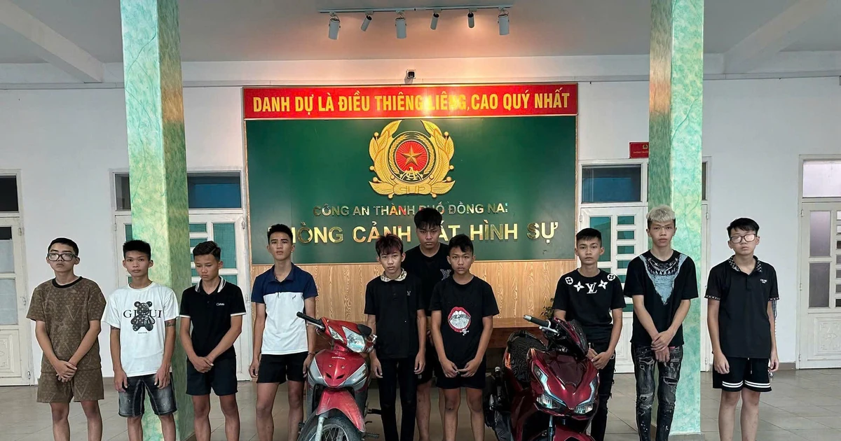 Triệu tập nhóm 'quái xế' mang hung khí, khiêu khích cảnh sát tuần tra ở Đồng Nai