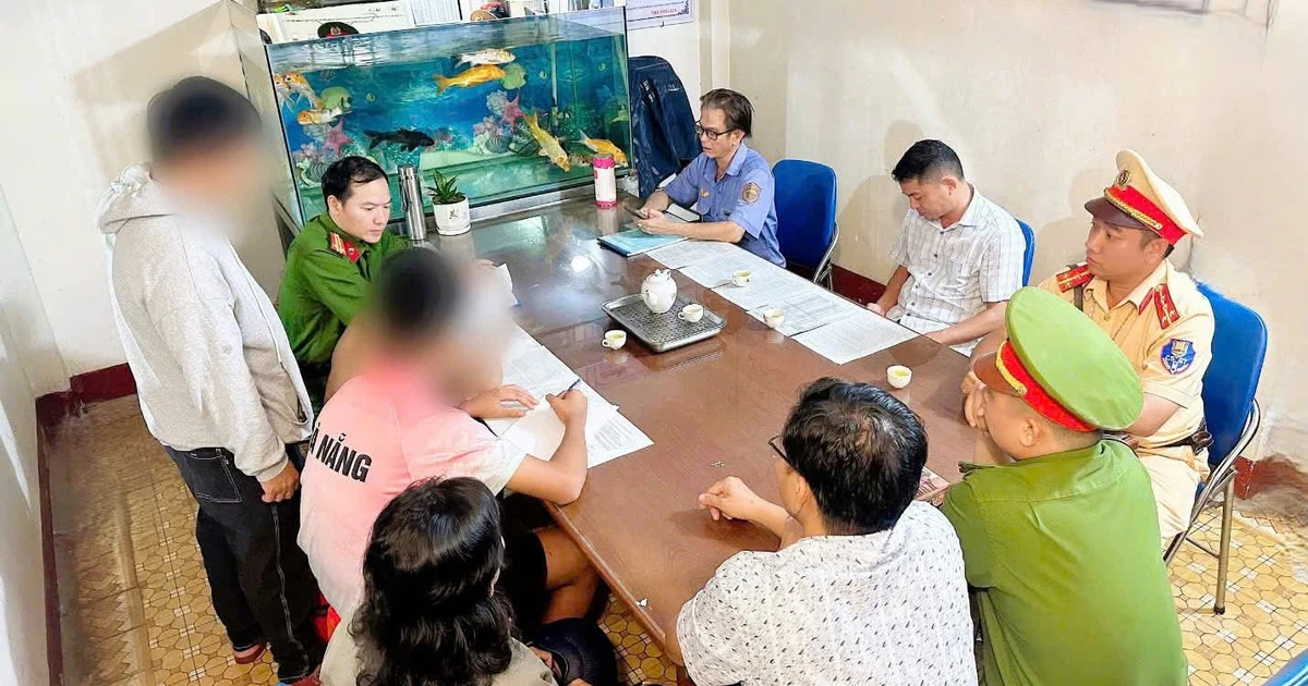 Công an làm việc với 2 'thủ phạm' ném đá lên tàu hỏa