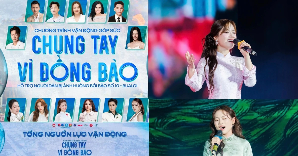 Xúc động chương trình vận động “Chung tay vì đồng bào” hỗ trợ người dân bị ảnh hưởng bởi bão Bualoi