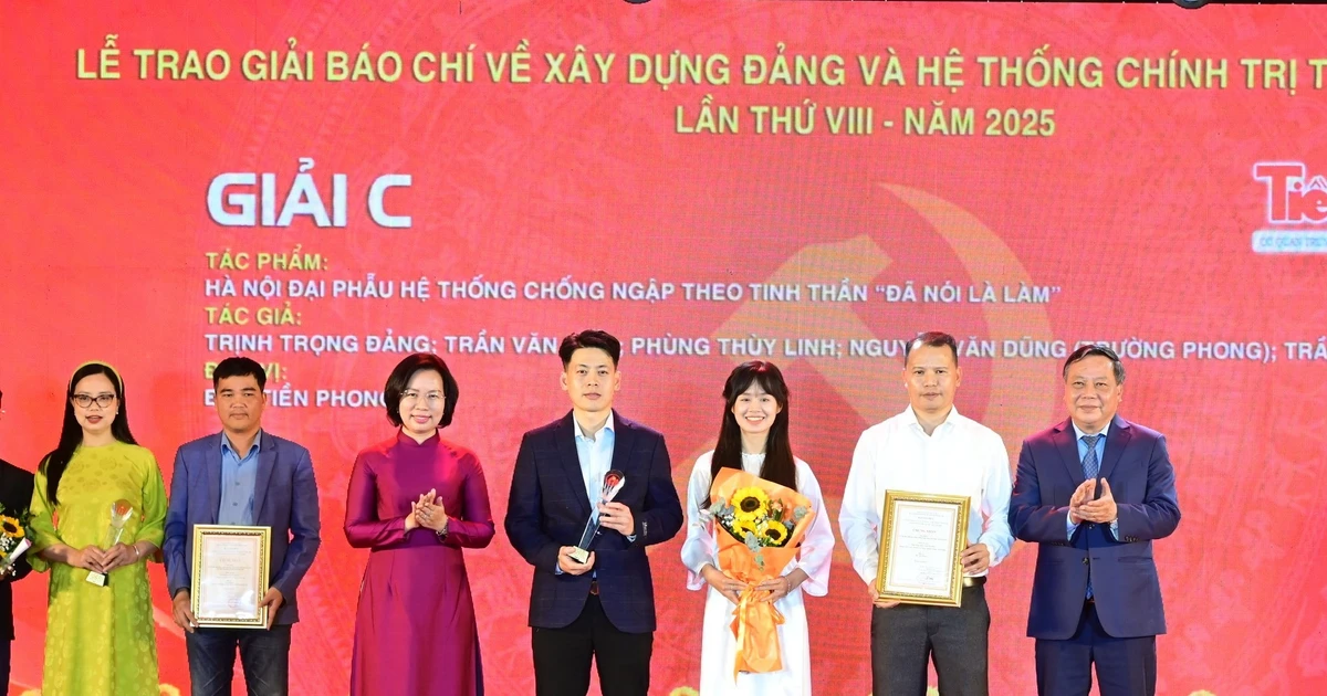 Báo Tiền Phong đoạt Giải C, Giải báo chí về xây dựng Đảng và hệ thống chính trị thành phố Hà Nội