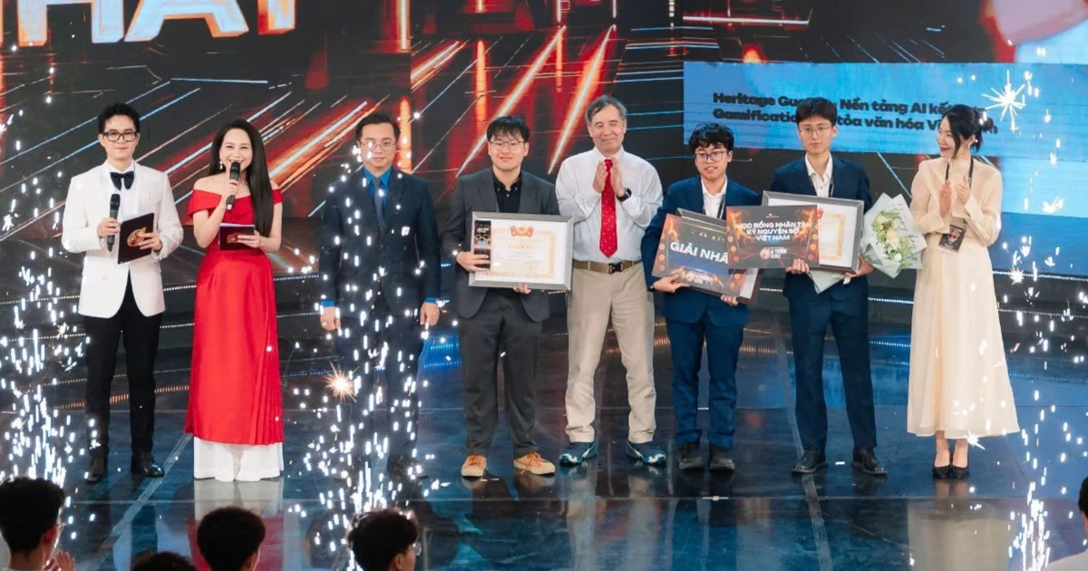 Xây dựng không gian khám phá di sản giành giải Nhất thi sáng tạo cùng AI
