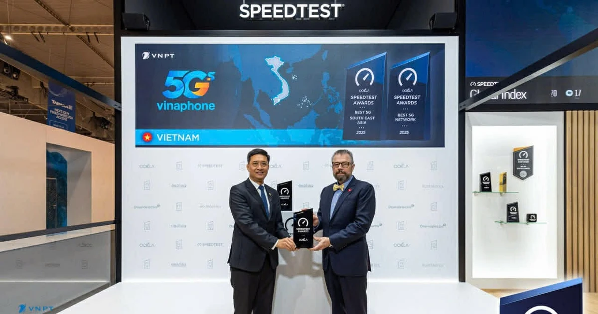 VinaPhone xác lập vị thế "Mạng 5G tốt nhất Đông Nam Á" tại MWC 2026: Dấu ấn 30 năm nâng tầm hạ tầng số Việt Nam