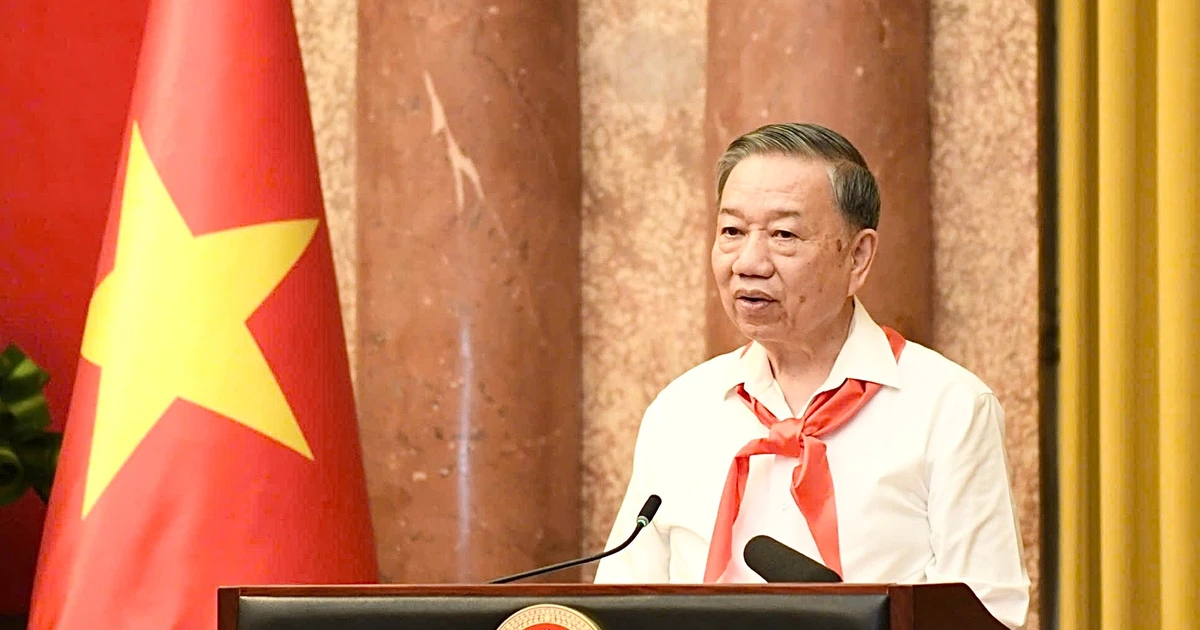 Tổng Bí thư, Chủ tịch nước Tô Lâm: 'Phấn đấu hôm nay là đội viên tốt, ngày mai là công dân tốt'