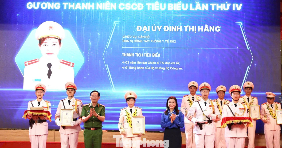 Tuyên dương 19 Gương Thanh niên Cảnh sát cơ động tiêu biểu