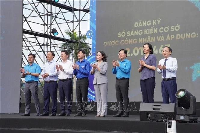 Lễ phát động phong trào thi đua 'Lao động giỏi, năng suất cao, thu nhập tốt'