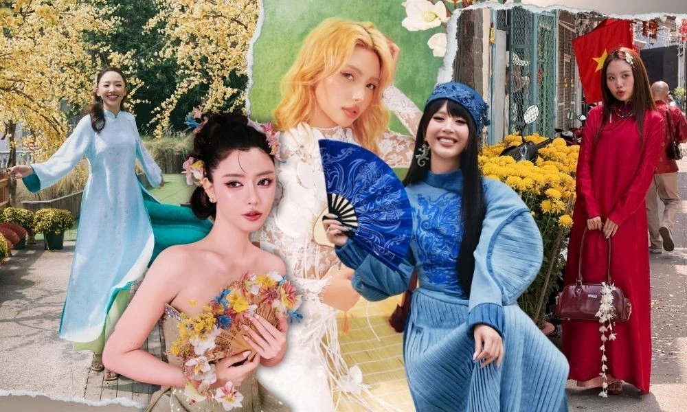 Dàn Chị Đẹp - Em Xinh "lên đồ" đi chúc Tết: Phương Mỹ Chi, Tóc Tiên "dịu keo"