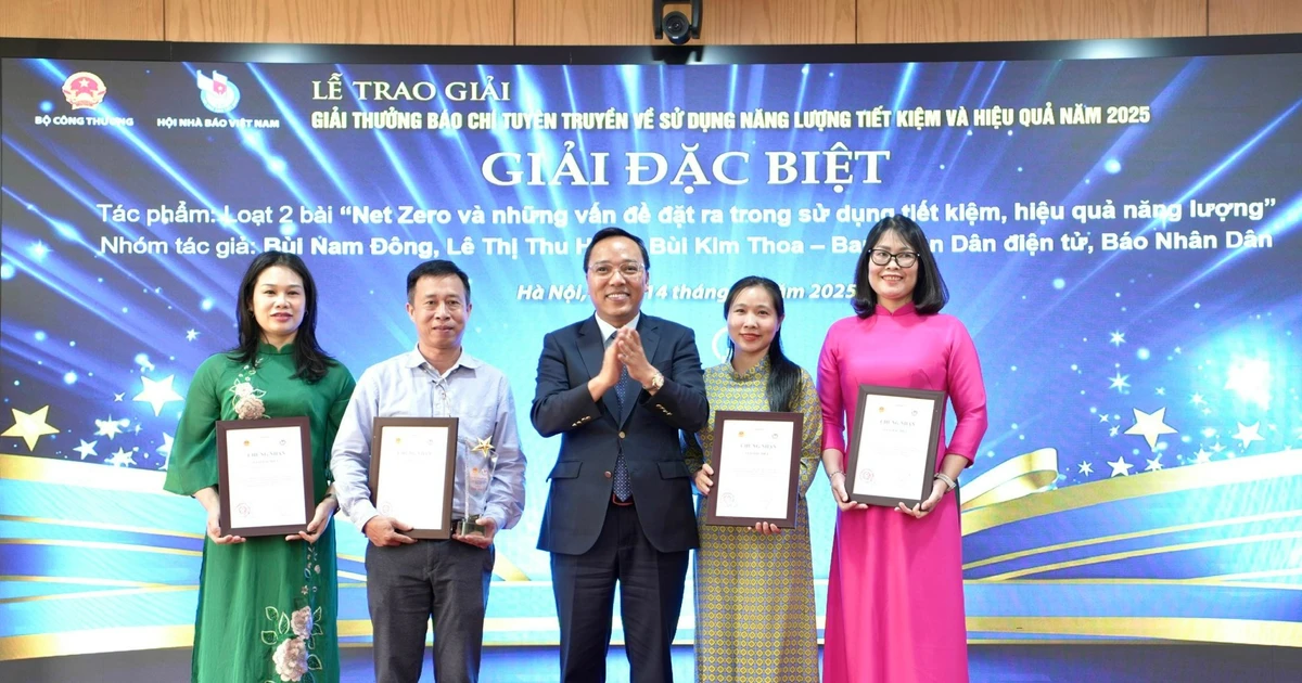 40 tác phẩm đoạt Giải Báo chí tuyên truyền về sử dụng năng lượng tiết kiệm, hiệu quả năm 2025