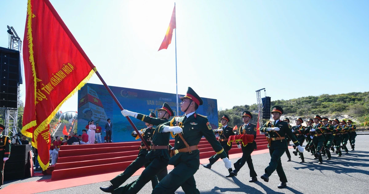 Sẵn sàng lễ thượng cờ đặc biệt tại Khu tưởng niệm Chiến sĩ Gạc Ma