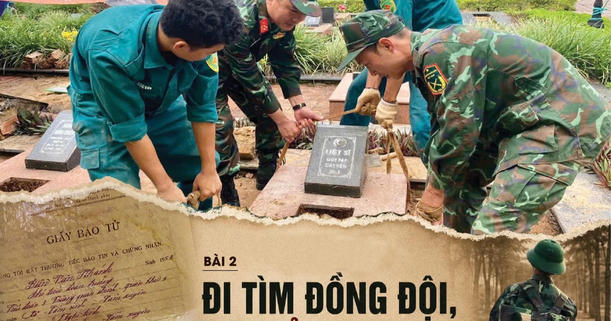 Đi tìm đồng đội, tìm cả cha mình