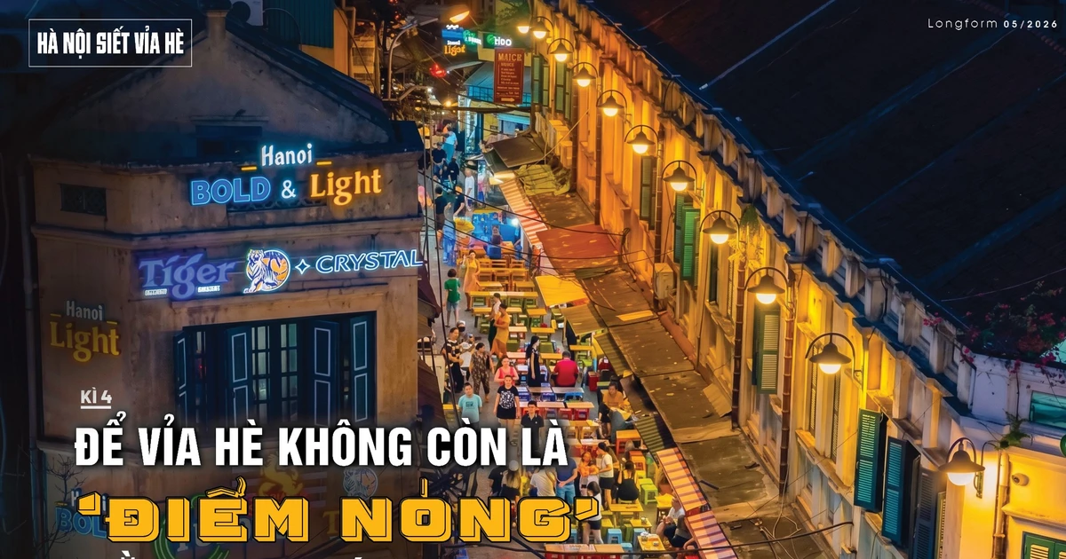 Để vỉa hè Hà Nội không còn là 'điểm nóng' giằng co lợi ích