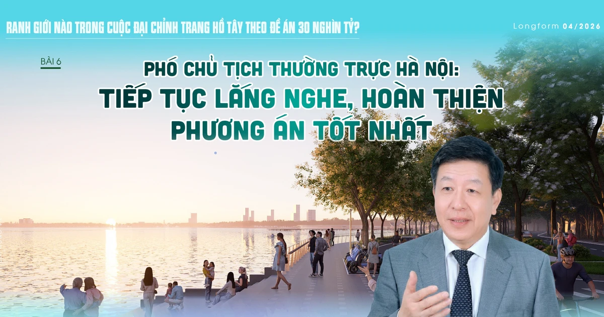 'Đại chỉnh trang' Hồ Tây: Tiếp tục lắng nghe, hoàn thiện phương án tốt nhất