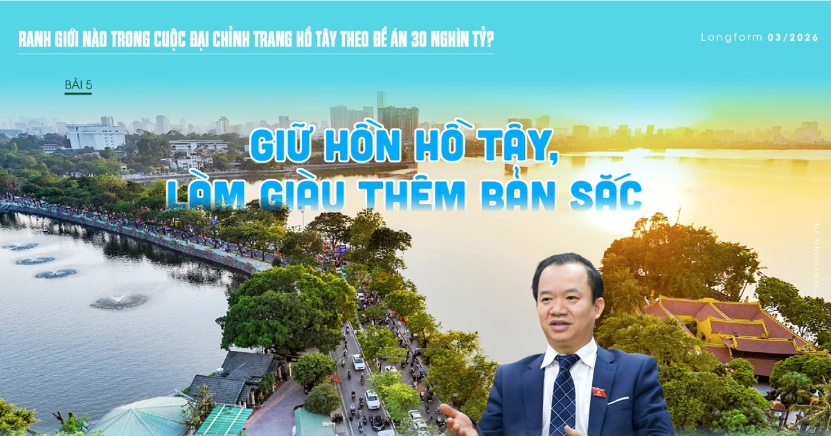 ‘Đại chỉnh trang’: Giữ hồn Hồ Tây, làm giàu thêm bản sắc