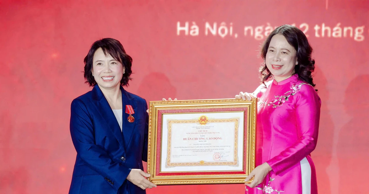 Chủ tịch Tập đoàn Tân Á Đại Thành được tặng Huân chương Lao động hạng Nhì