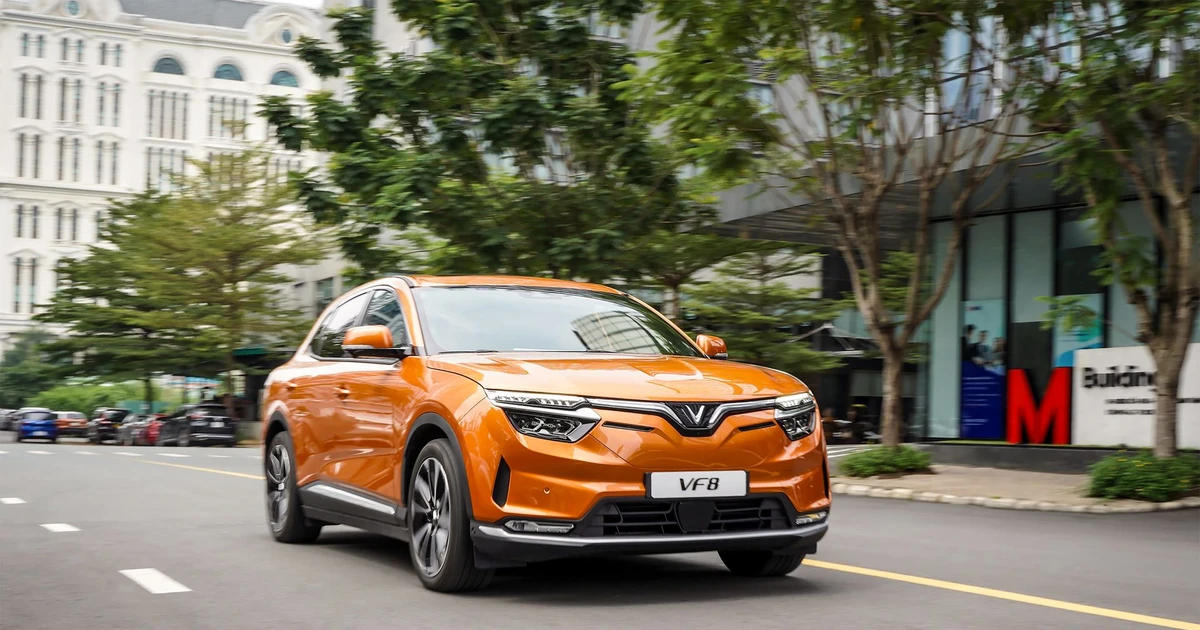 VinFast VF 8: Người bạn cho gia đình thích du ngoạn cuối tuần | Báo ...