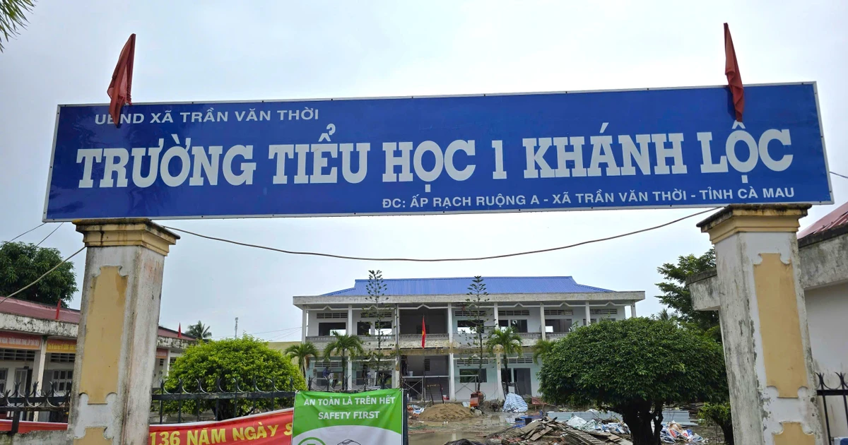 Cà Mau giảm hơn một nửa đầu mối trường công trước năm học mới