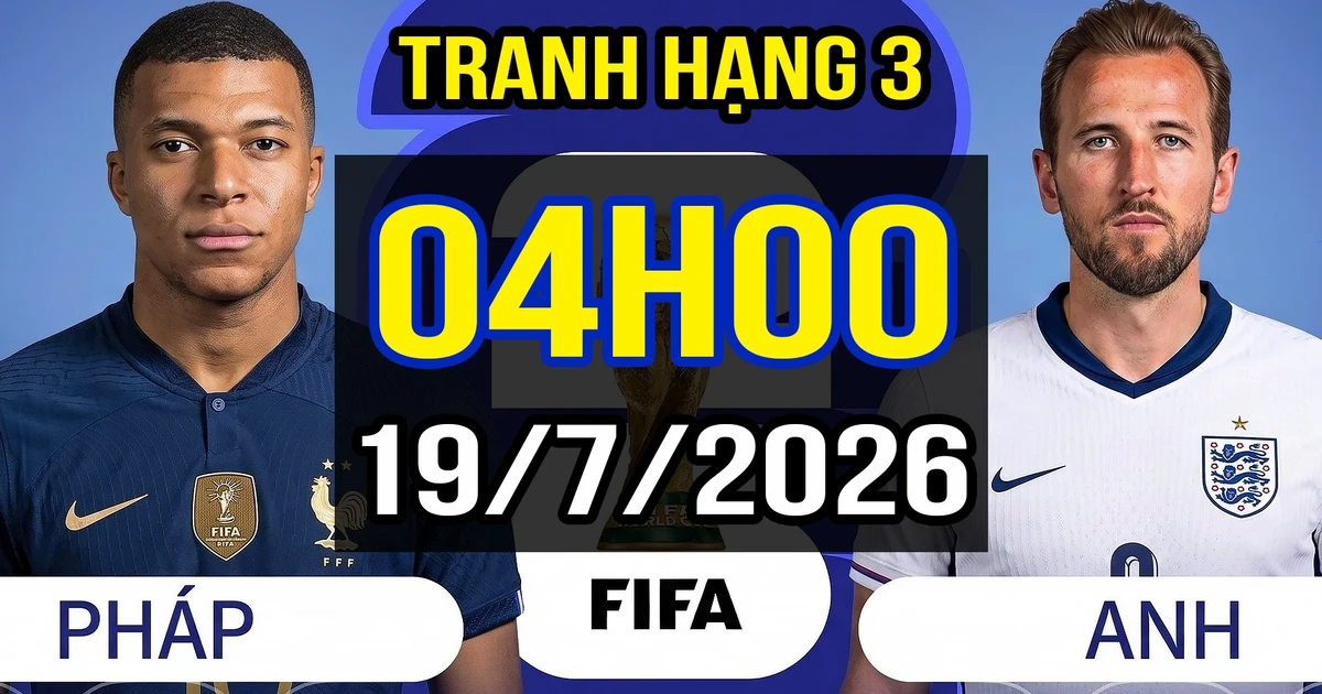 TIN NÓNG WORLD CUP 2026: Nhận định – Dự đoán trận TRANH HẠNG 3: PHÁP vs ANH