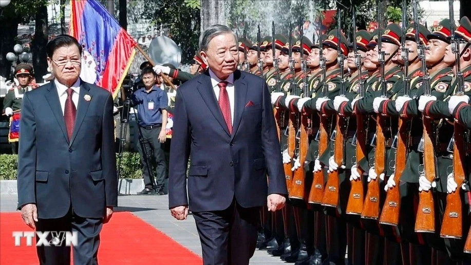 Việt - Lào ra Tuyên bố chung nhân chuyến thăm của Tổng Bí thư Tô Lâm