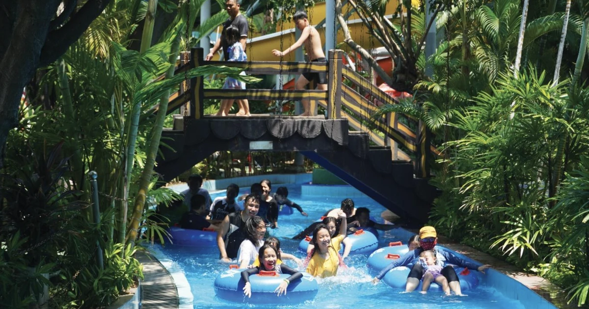 Công viên Nước Đầm Sen sôi động chuỗi hoạt động dịp 30/4 – 1/5, giá không đổi