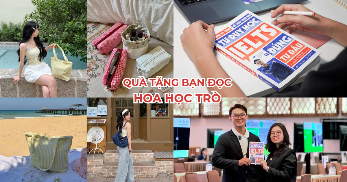 Quà tặng bạn đọc: Túi caro dạo chơi Hè cùng sách nâng cấp IELTS “đỉnh chóp”